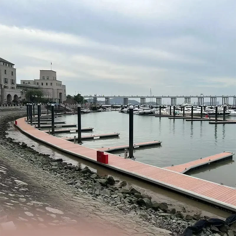 Strong Aluminum Frame Floating Platform Marine Waterfront Jetty Tourist Aluminum Dock Pier for Sale
