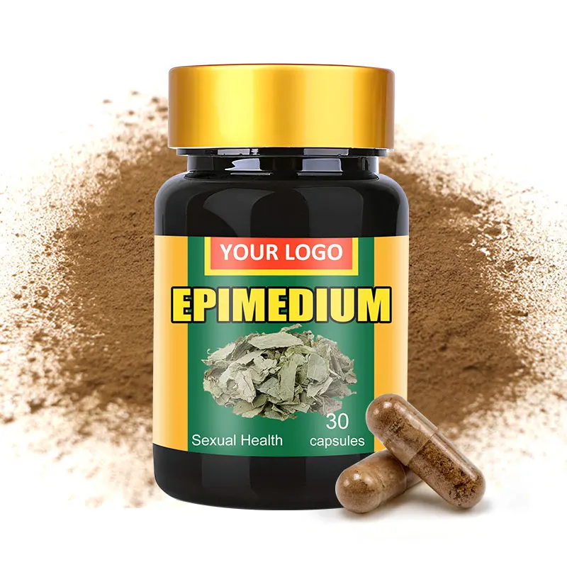 Амулин Horny козий сорняк порошок epimedium экстракт икариина horny козий сорняк в капсулах