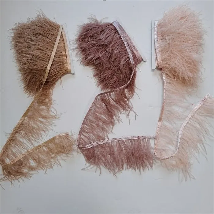 Nastro Con Piume Di Struzzo Da 1 Metro, 10 15/15 18/18 22 Cm - Foto 6