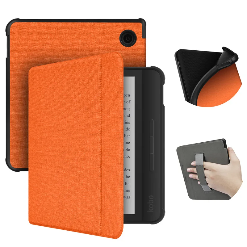 Case Shockproof Tablet For Kobo Libra Color 7 Inch Rugged Leather Slim Light Weight Anti-Drop Myc181 Laudtec manufacture