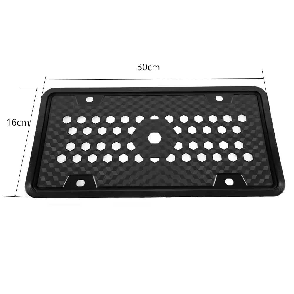 Silicone Car License Plate Frames Silicone Black License Plate Cover