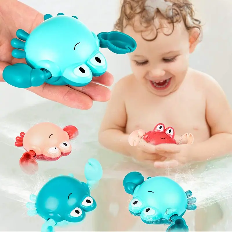 Swimming Crab Toy Wind up Crab Bath Toys for Toddlers Beach Water Toys for Kids 