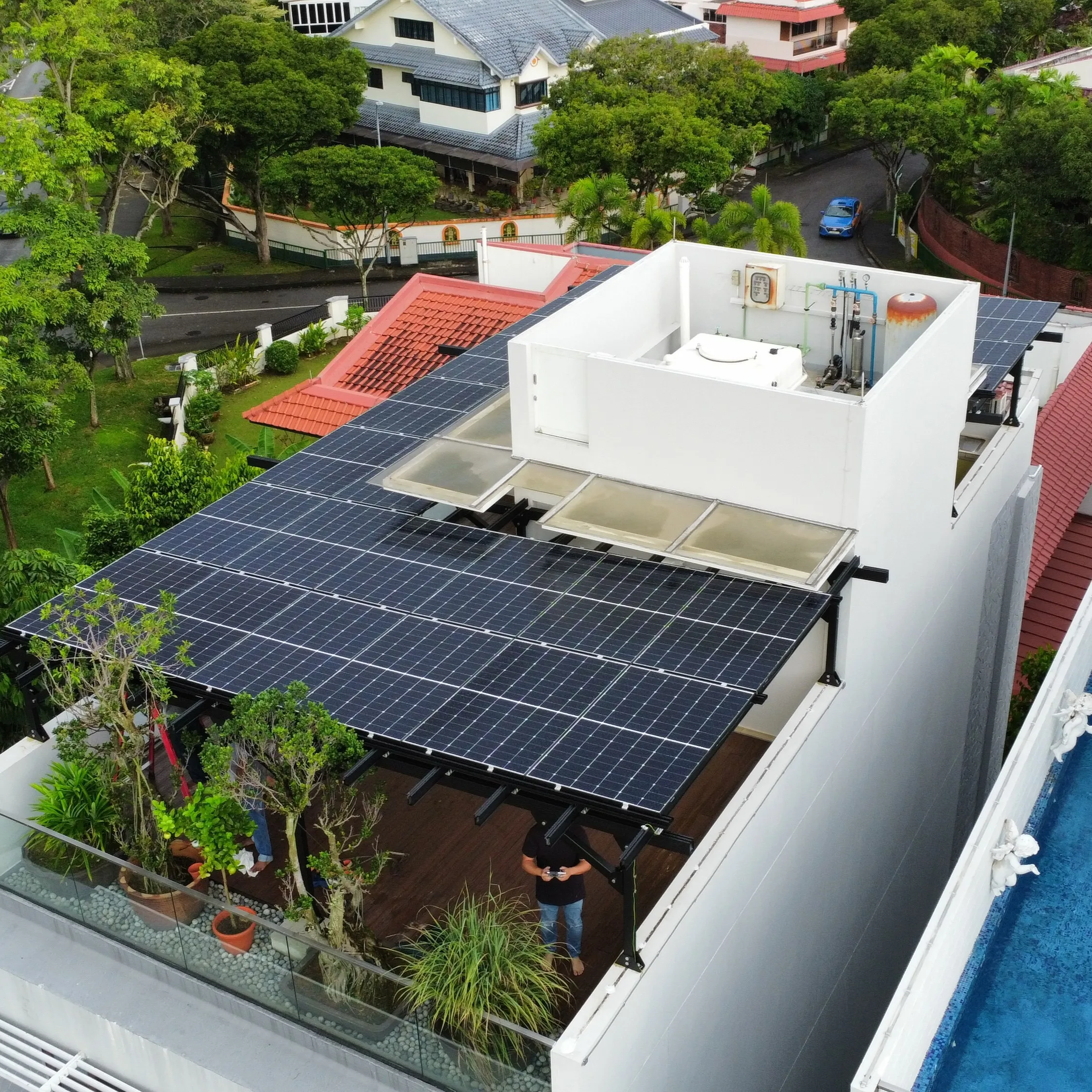 Sun Shed Solar Panels Installation Solar Panel Mounting Rack Solar Mount  System for Home Garden