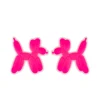 Balloon dog Focal bead Bright Pink SA213