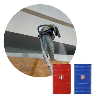 High Elastic Polyurea Waterproof Anti-Corrosion Liquid Coating for Buildings-High Performance Double Component Ready Use Spray