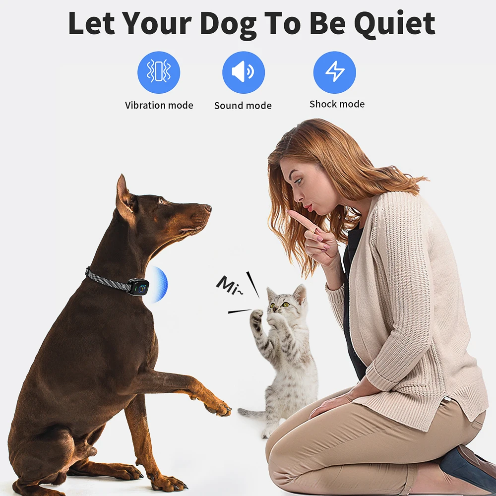 TIZE Stop Barking Dog Collar Innovative Anti Bark Solution