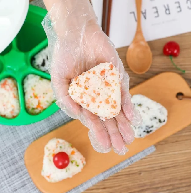 Moule à Onigiri 6 En 1 – Kit Complet Pour Sushi & Boulettes De Riz (3 Grands + 3 Petits) + Cuillère Offerte