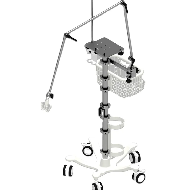 Customized Oxygen Ventilator Trolley Lung Ventilation Trolley Transport Ventilator Trolley