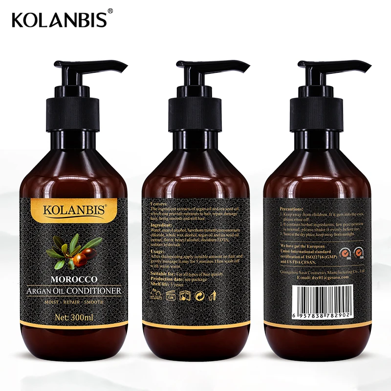 Горячие продукты марокканское Аргановое Масло Кондиционер восстанавливает и смягчает увлажняющие волосы