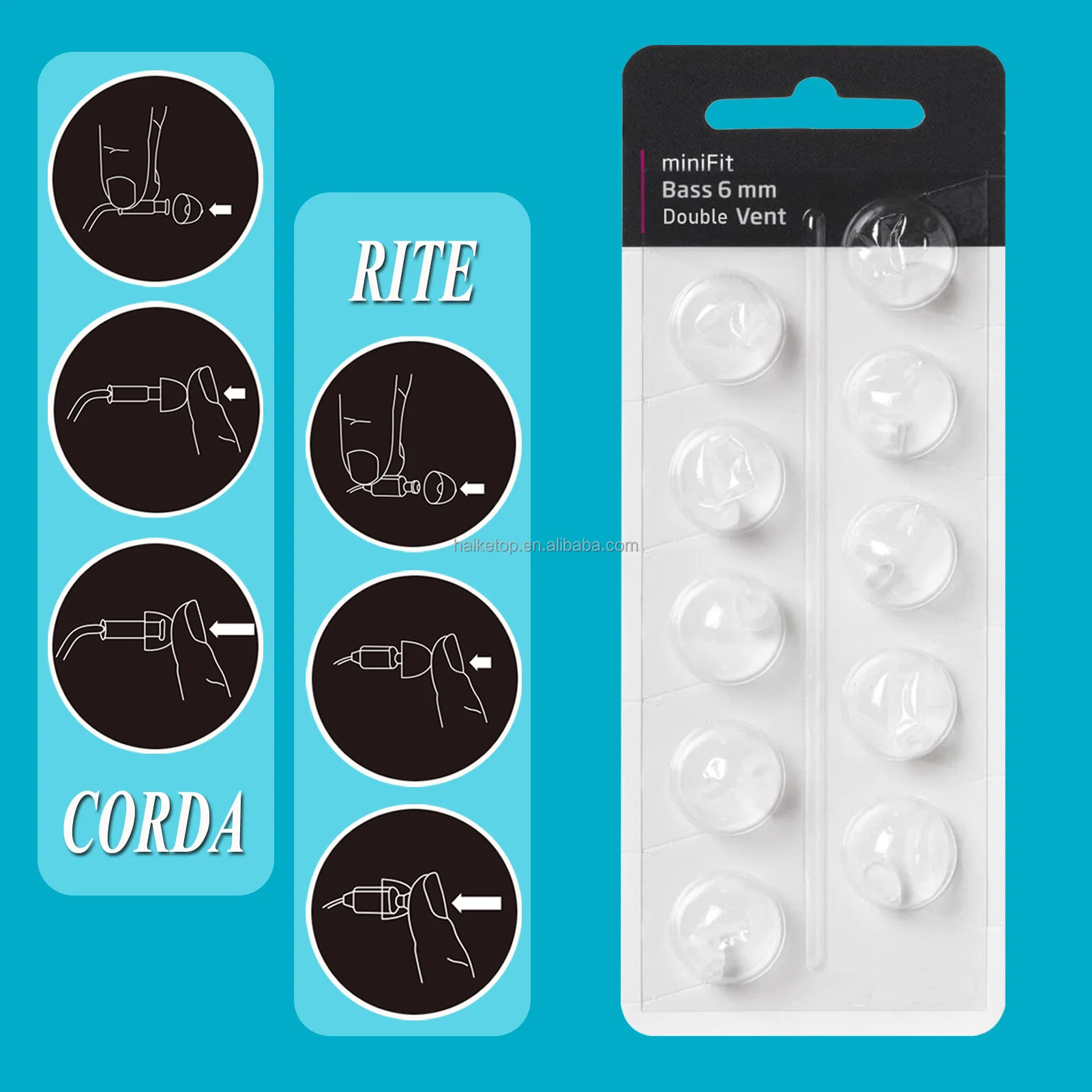 For Oticon Hearing Aid Accessories Power Domes 6mm Pack Of 10 Closed