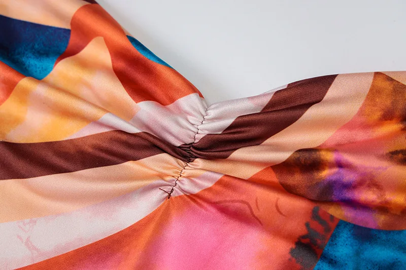 Y207162 Women Fashion Summer Autumn Sleeveless Printed Bodycon Long Pencil Strap Dress Fall Wholesale Clothes Streetwear