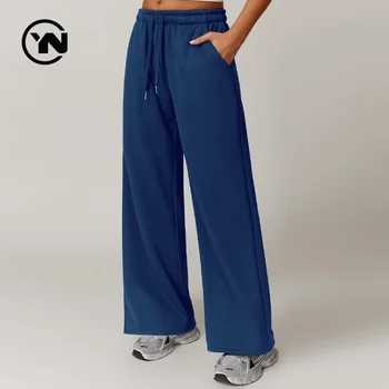 custom essentials oversized baggy straight leg sweatpants manufacturer jogging wide leg flare sweat track pants