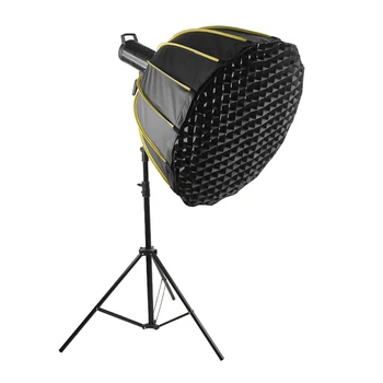 TRIOPO 50CM/62CM/70CM Mcoplus Triopo Foldable Soft Box Parabolic Professional Flash Deep Mouth Soft Light Box for Bowens Mount