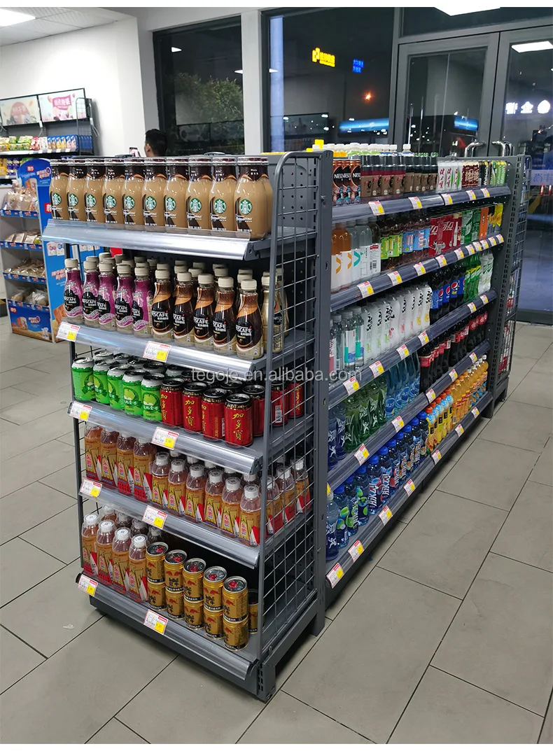 Convenience Store Shelving Gondola Rack Shelving Use for 7/11 ...