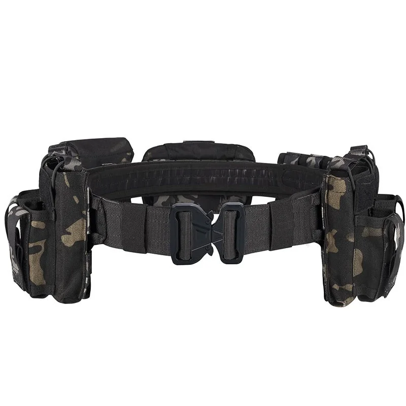 Training Multifunctional Outdoor Tactical Heavy Duty Modular Equipment Belts High Duty Mountaineering Utility Belt with Pouches