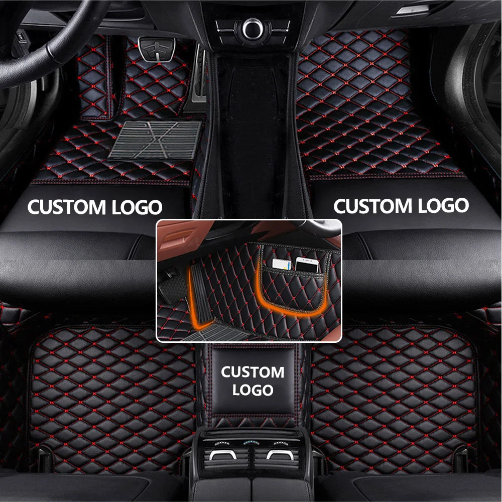 3d Car Mat 100% Fitment Interior Accessories Luxury Pu Leather Custom 4 ...