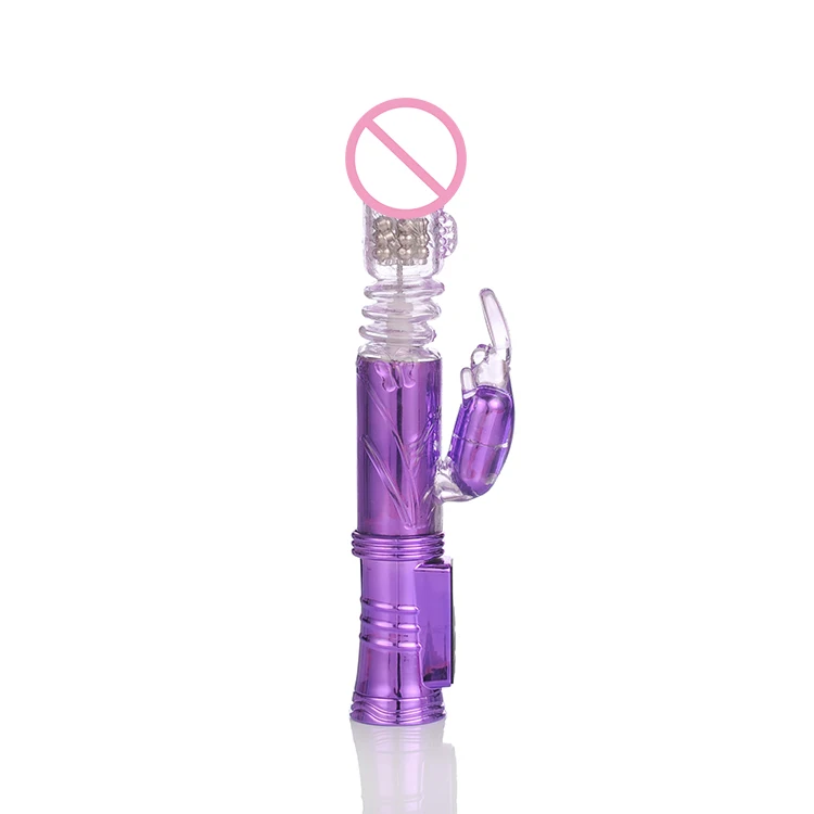 Hot Selling Dildo Rotation Rabbit Vibrator Female Rotating G-spot Dildo  Head Thrusting Rabbit Vibrator Adult Sex Toys for Women