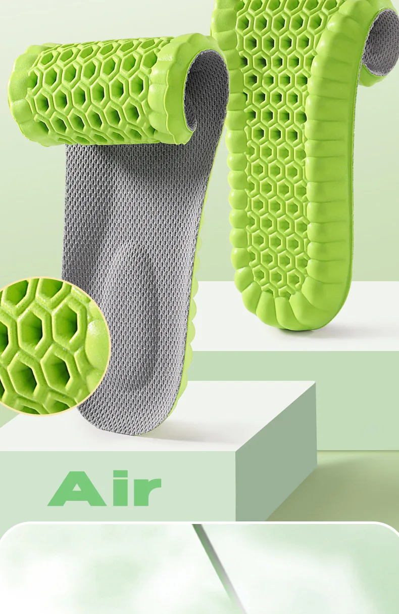 Shock Absorbing Insoles Soft Breathable Ventilation Pads