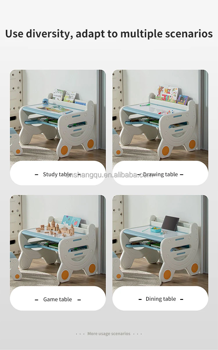 With Drawing Board Plastic Reading Activity Desks Furniture And Chair ...