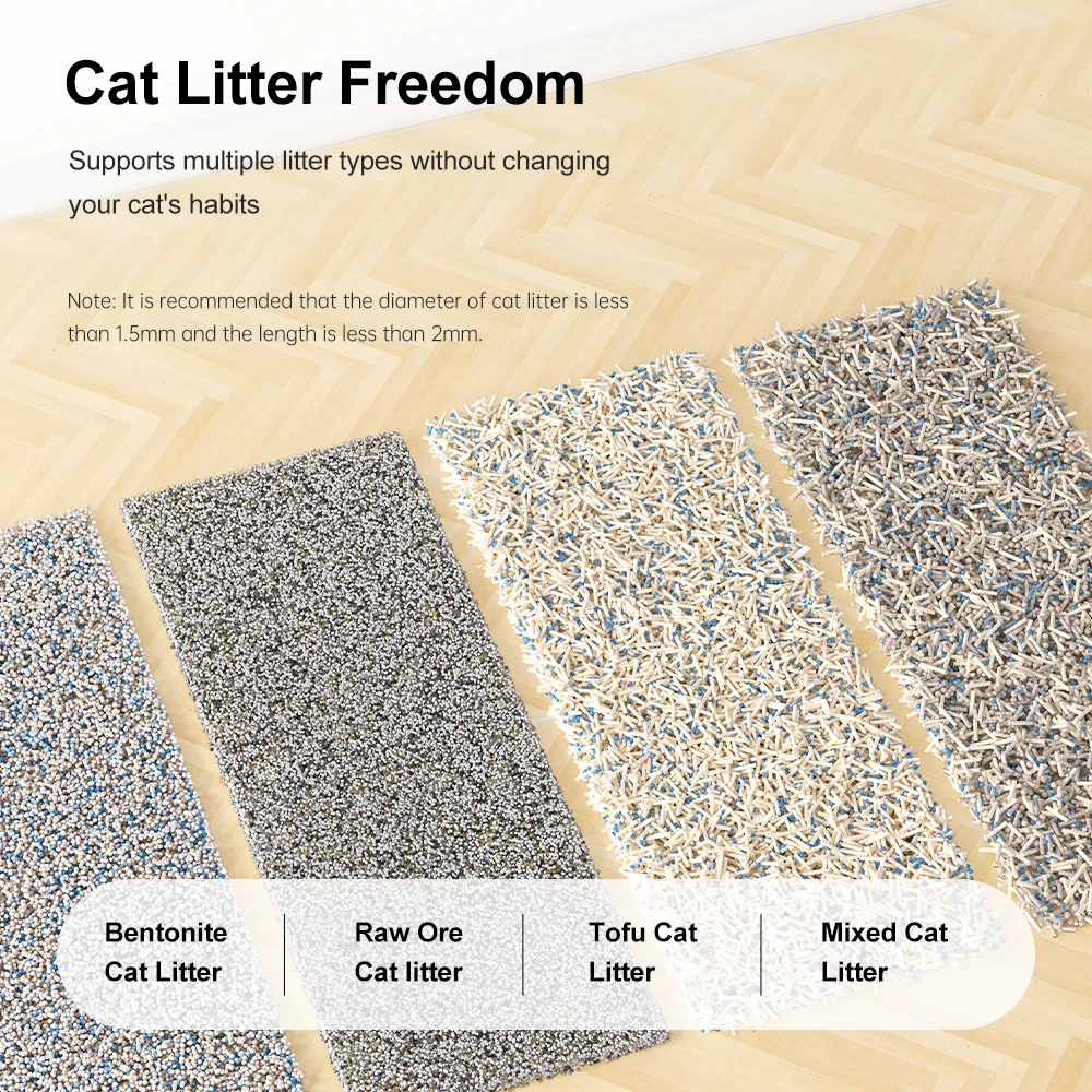 Smart Quick Self Cleaning Big Cat Toilet Automatic APP Remote Control Auto Cat Litter Box