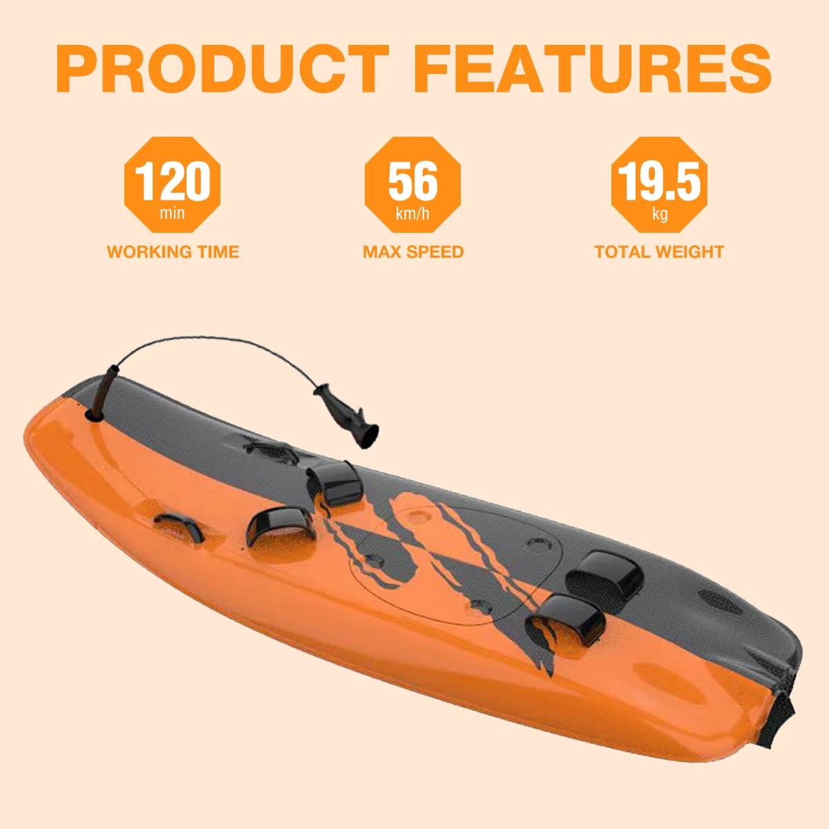 Petrol Engine Powered Motor JetBoard Jet Full Carbon Fiber Jetsurfing Surfboard Body Micro-Wave Lake Fly Dynamic Ski Surf Board