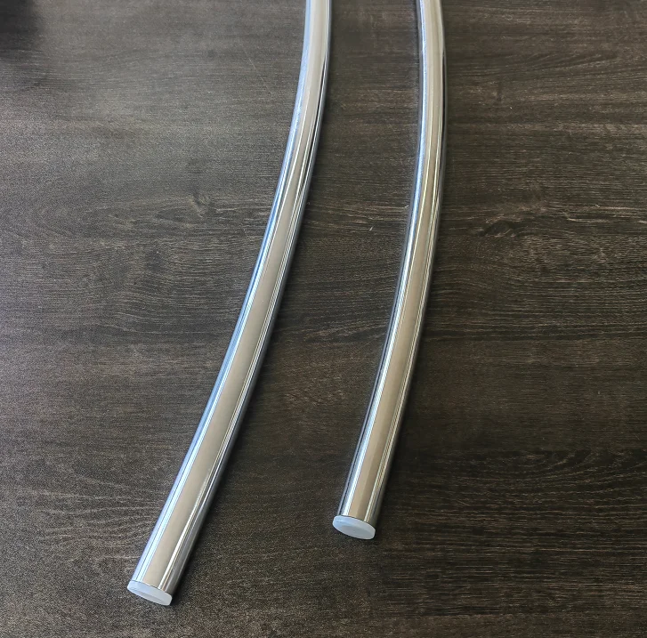 Custom Curved Shower Curtain Rod Adjustable 4372 Inches Stainless