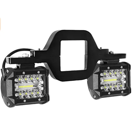 Nilight - Juego De 2 Unidades De Cubos LED De 3 Pulgadas, Soportes De