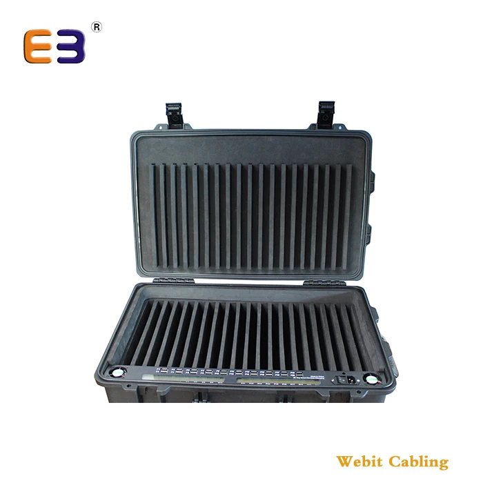 Макс 11 дюймов USB 2,0 2.4A планшетный тележки, зарядки тележка для багажа в общей сложности 20 устройств