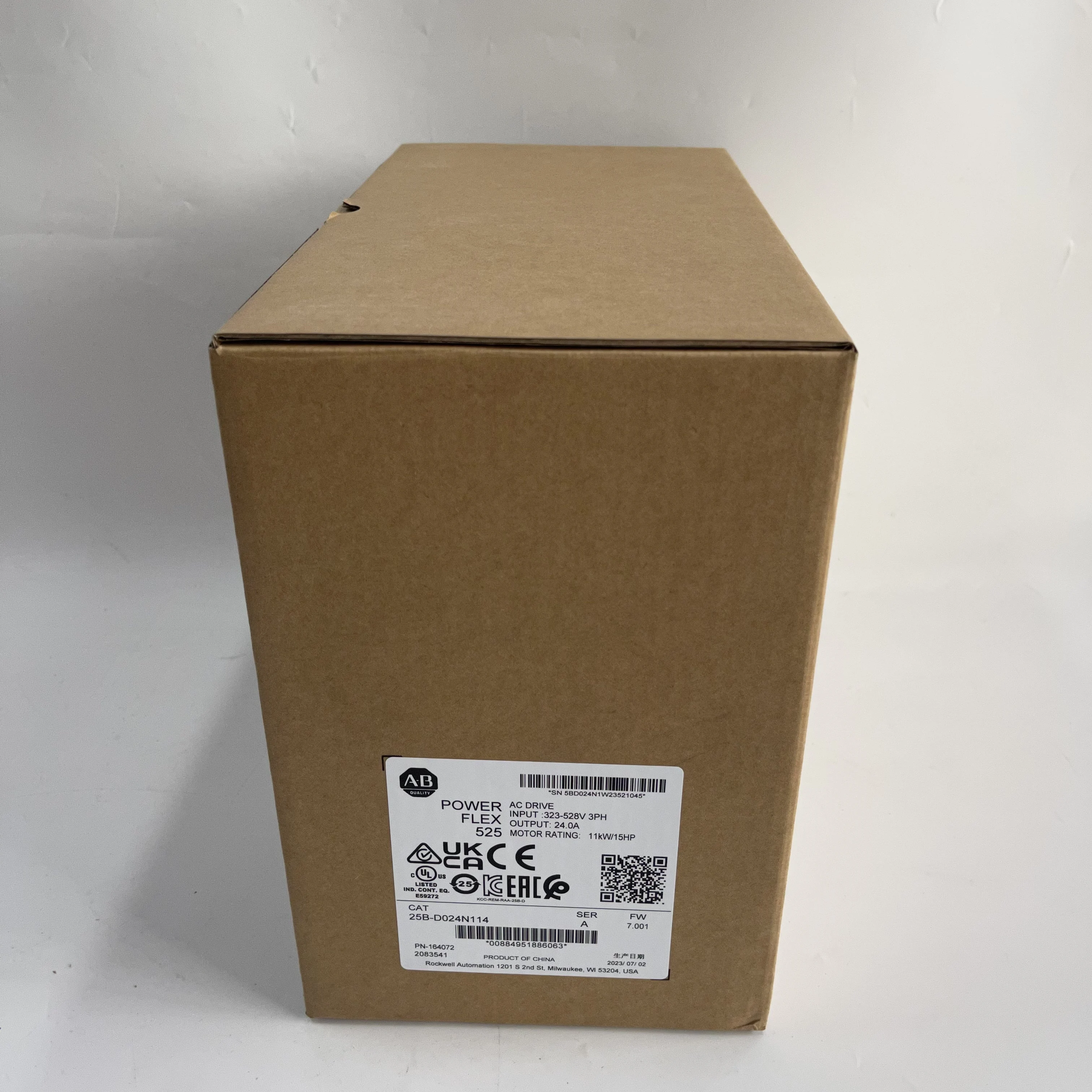 Allen-Bradley AC Drive (Inverter) 25B-D024N114 Allen-Bradley AC Drive (Inverter) 25B-D024N114