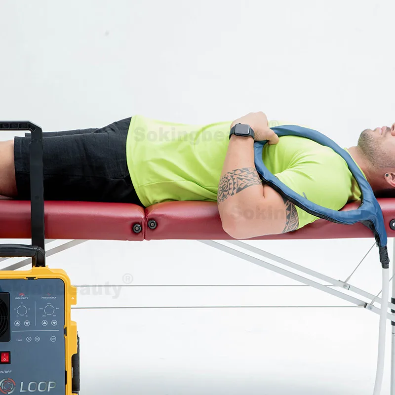 Pulsed Electromagnetic Fields Therapy Device PEMF Physiotherapy Machines PMST LOOP Include Butterfly Loop 6000GS