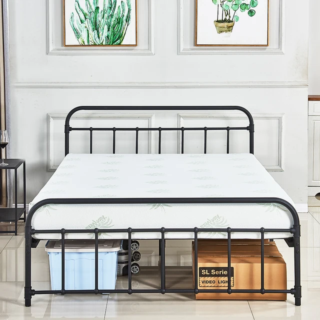 2024 New Design  Bedroom Furniture  Iron Metal Bed Frame