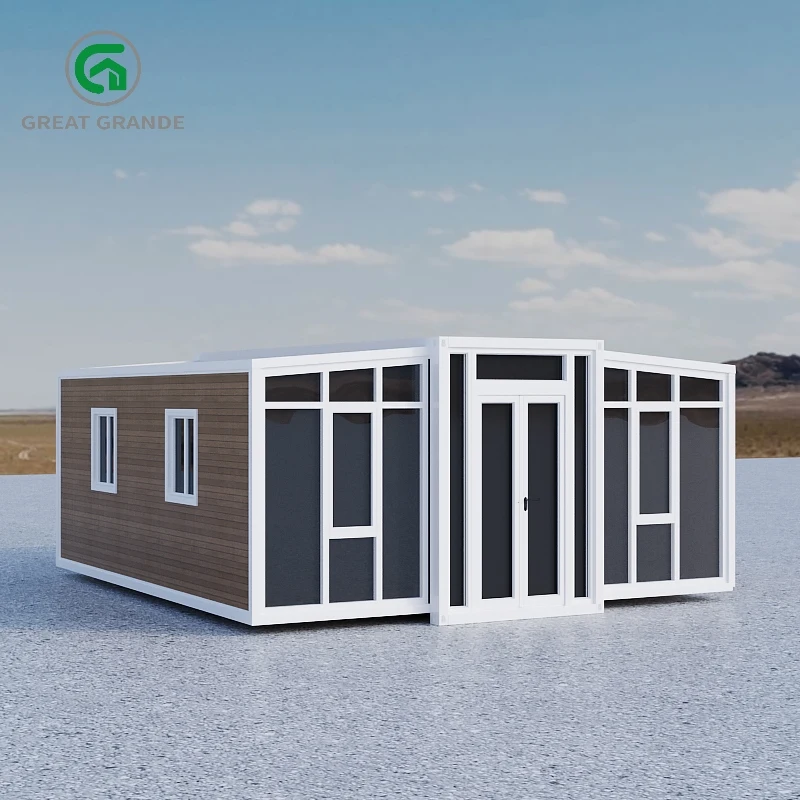 Prefab foldable container house expandable cheap prefab house for sale factory provide Small 20ft Container House