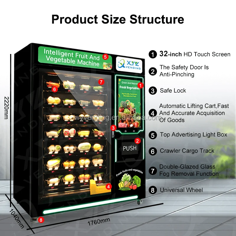 Bill Coin Operated Self Service Fully Automatic Cold Toast Sandwich Vending Machine