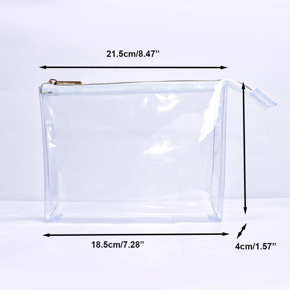 cheap pvc travel makeup bag pricelist Stock Clear PVC Transparent Cheap Cosmetic Bag Travel Makeup Bag Kit
