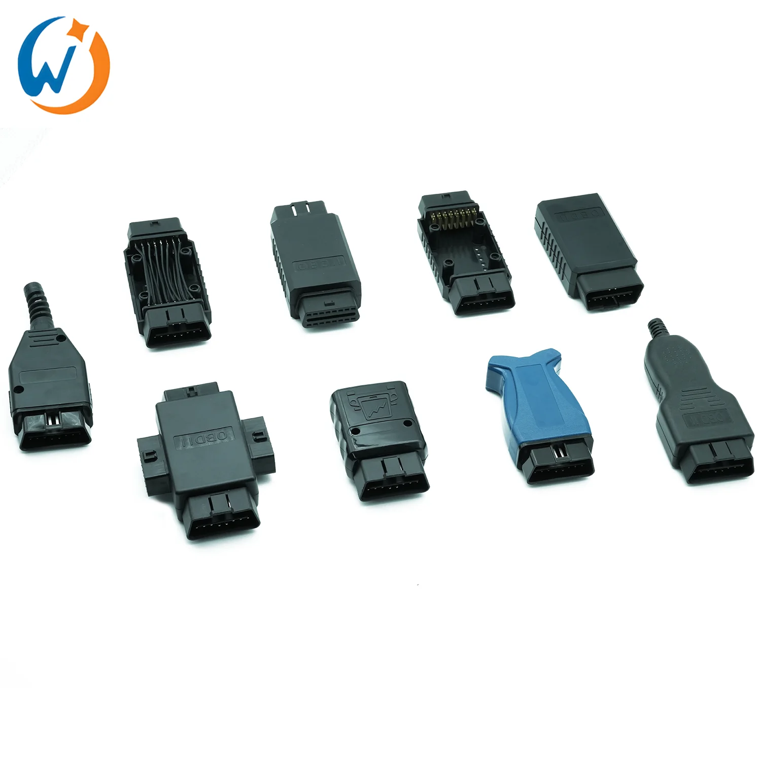 OBD2 16 Pin Case Adapter Coding Reader Diagnostic Tools OBD Connector With OBD2 Housing