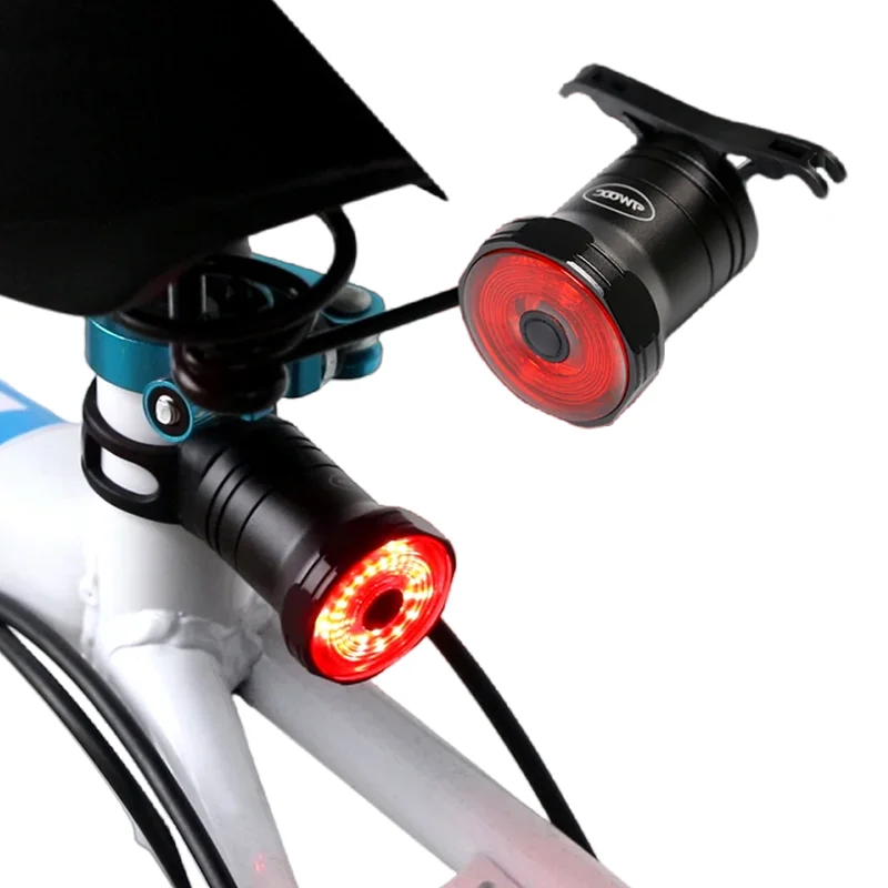 Leadbike Bicycle Rear Light Smart Auto Brake Sensing Tail Light LED  Charging Waterproof IPX6 Cycling Taillight Bike Accessories
