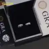 Silver-white moissanite