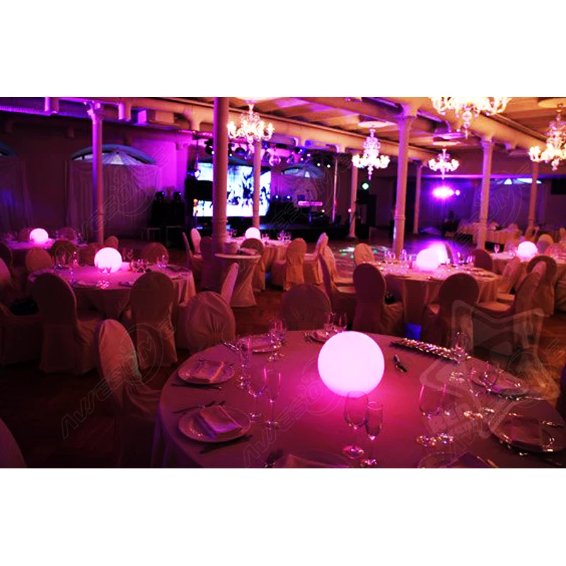 High Quality Led Light Table Centerpieces Wedding Decoration with Multicolor Light