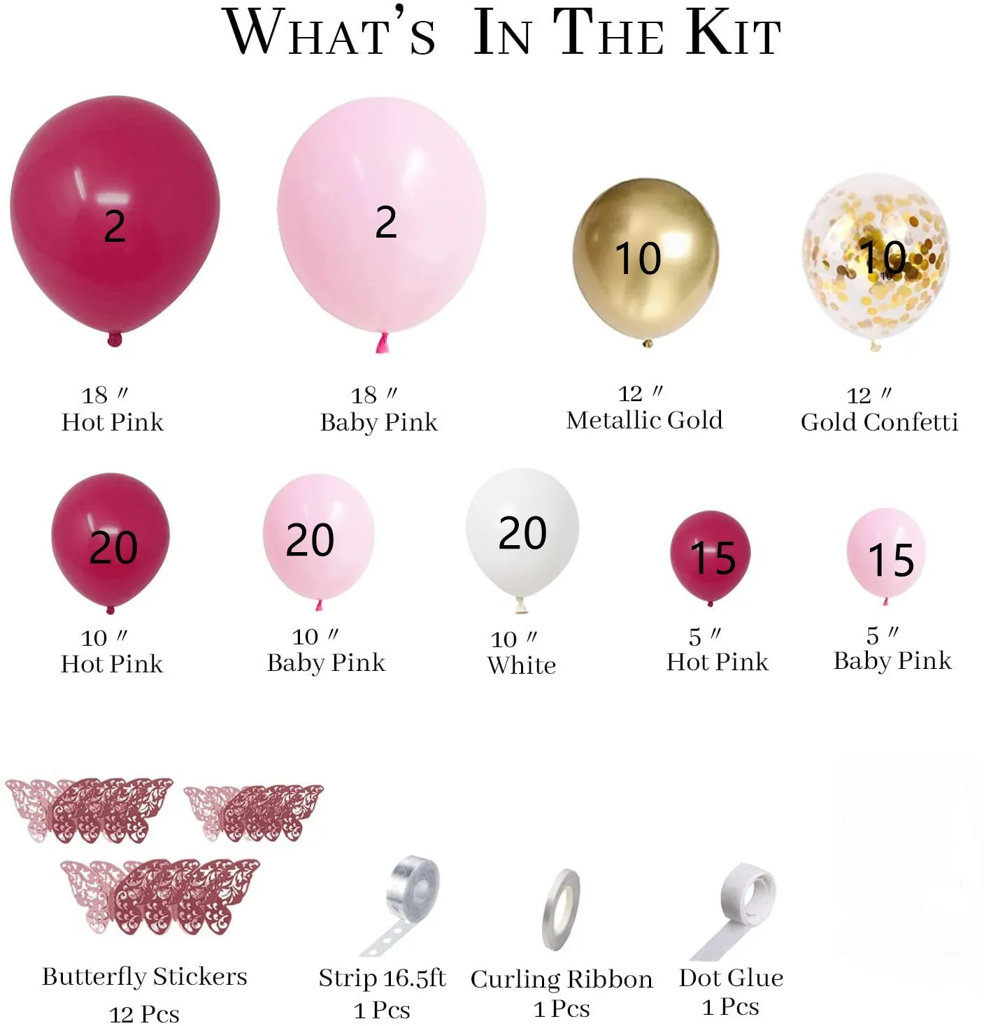 Kit Guirlande De Ballons Fête école De Sorcier, Arche De Ballons