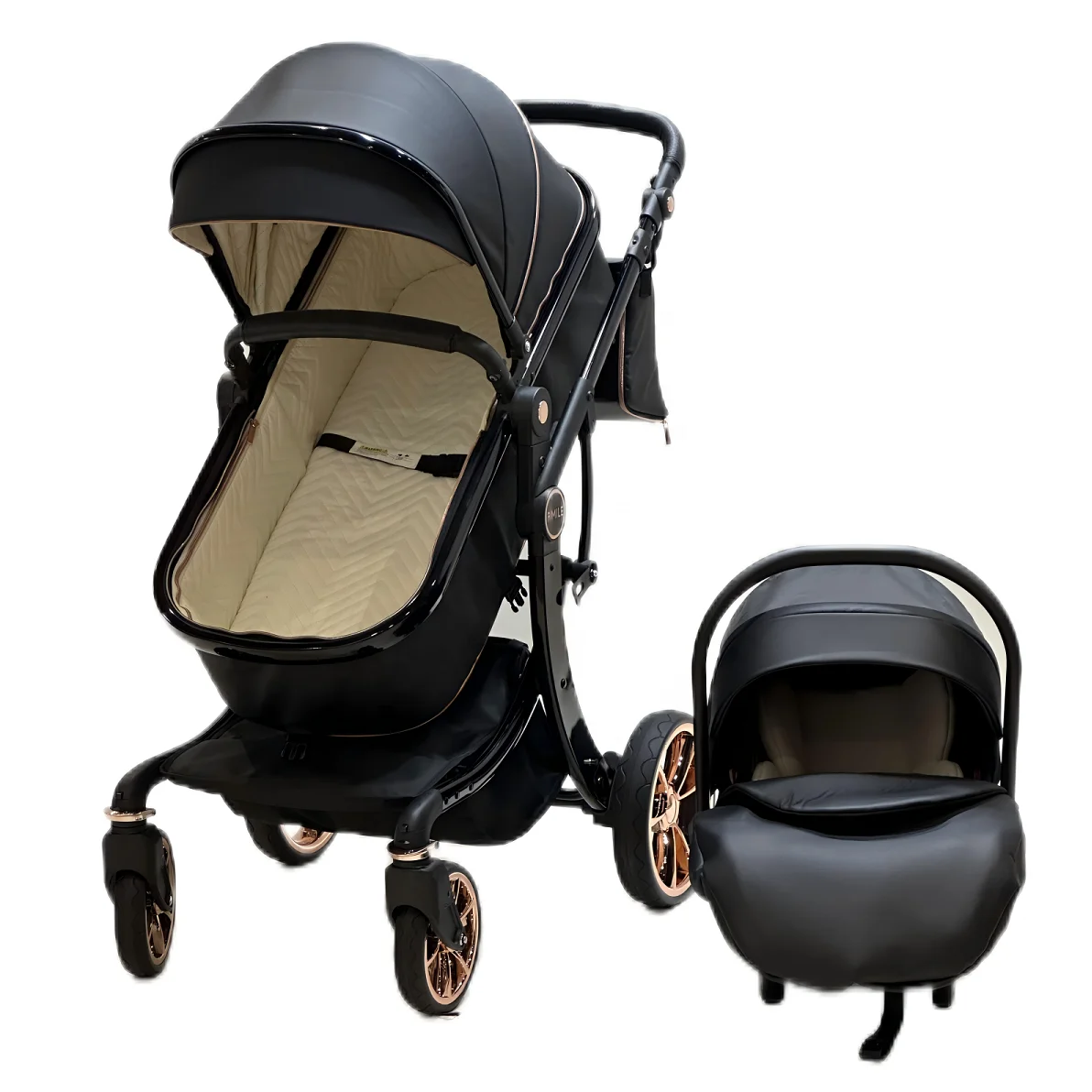 Factory Direct Fashion Comfortable 3 in 1 Baby Stroller Baby Carriage with Wholesale Price