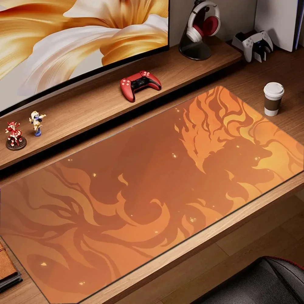 Genshin Impact Character Pattern Stylish Cool PC Gaming Mouse Pads Gamer Mats Teclado Pa aperçu 62