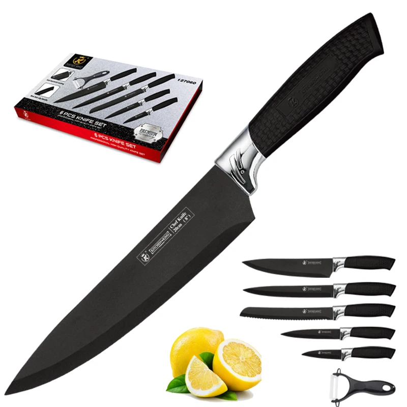 Generic Kitchen King Quality 6 Pieces Set Of Kitchen Knives