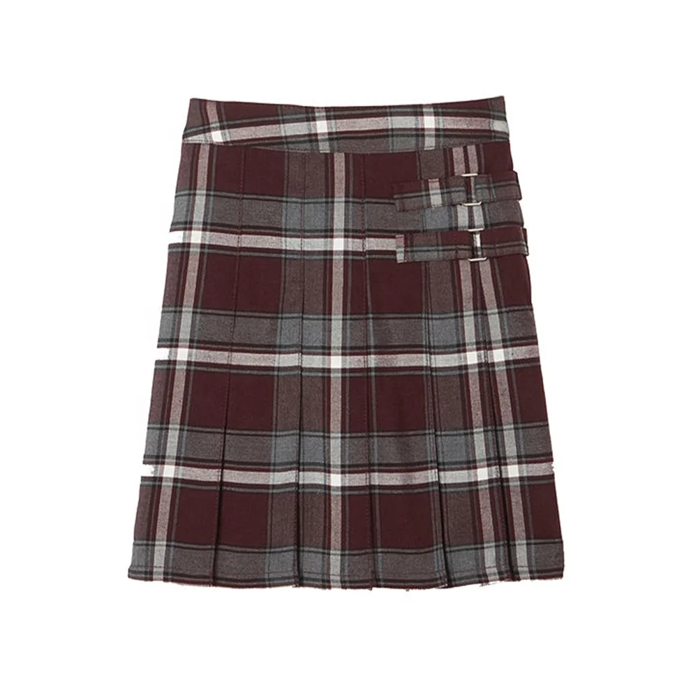 England Style Plaid Dress Skirt - Custom Girls School Uniforms, Breathable  Fabric, Anti-Shrink, Ideal for All Seasons