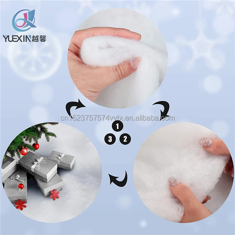 Snow Cover Blanket Roll 100 Polyester Soft Christmas Decoration