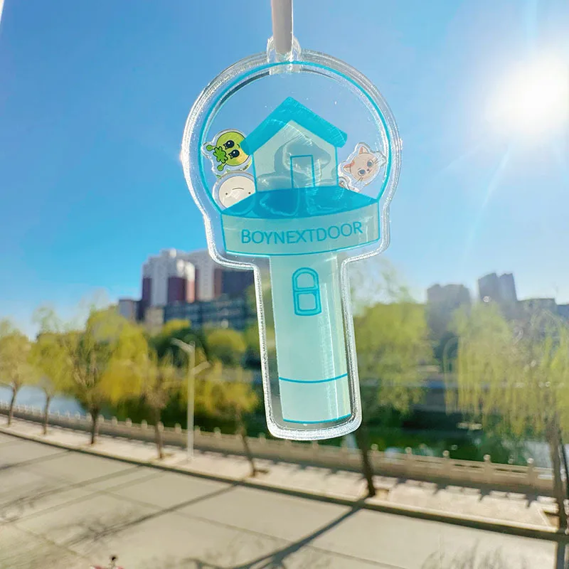 KPOP BOYNEXTDOOR Acrylic Photo Shake Keyring - Eco-Friendly Gift