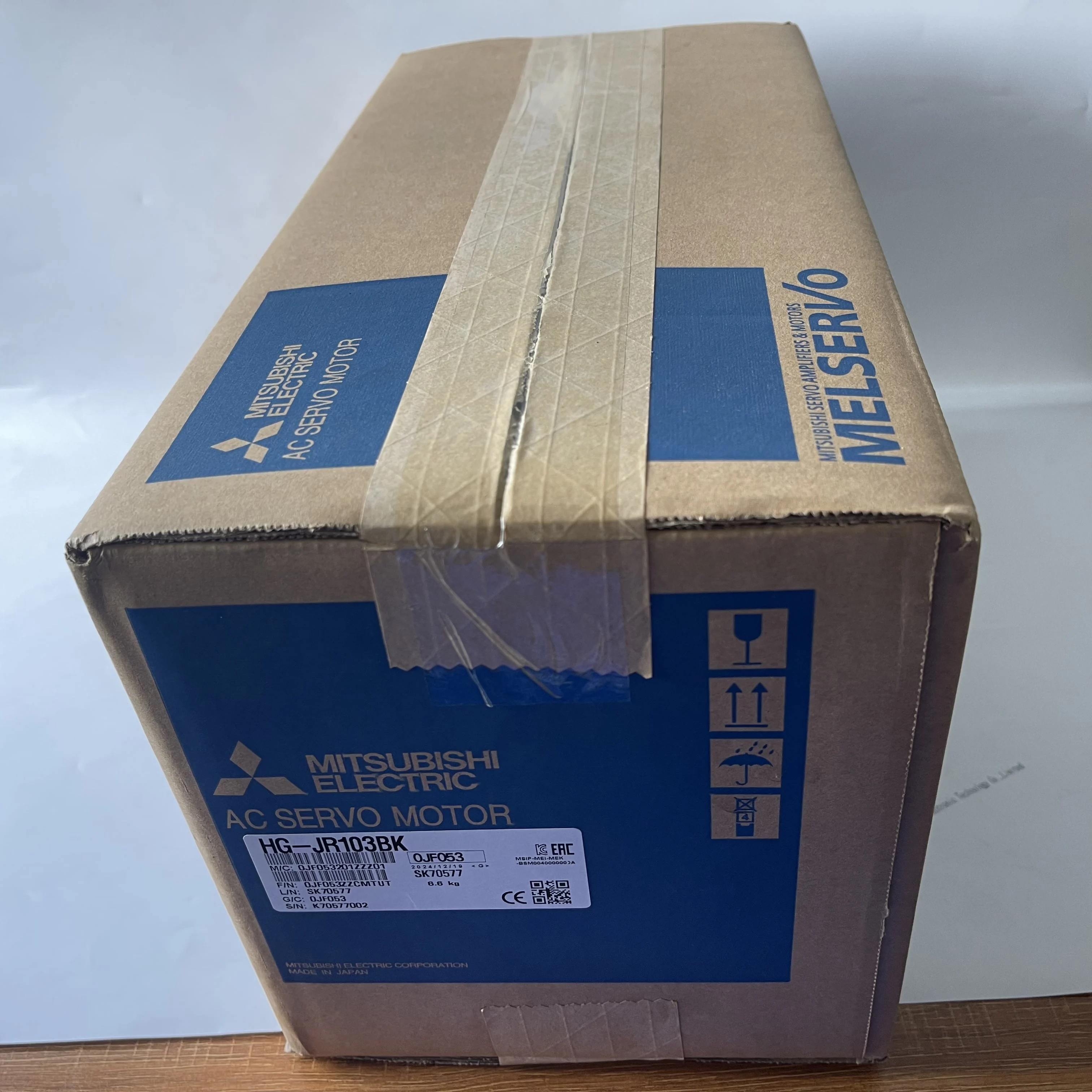 Mitsubishi AC Servo Motor HG-JR103BK Mitsubishi AC Servo Motor HG-JR103BK