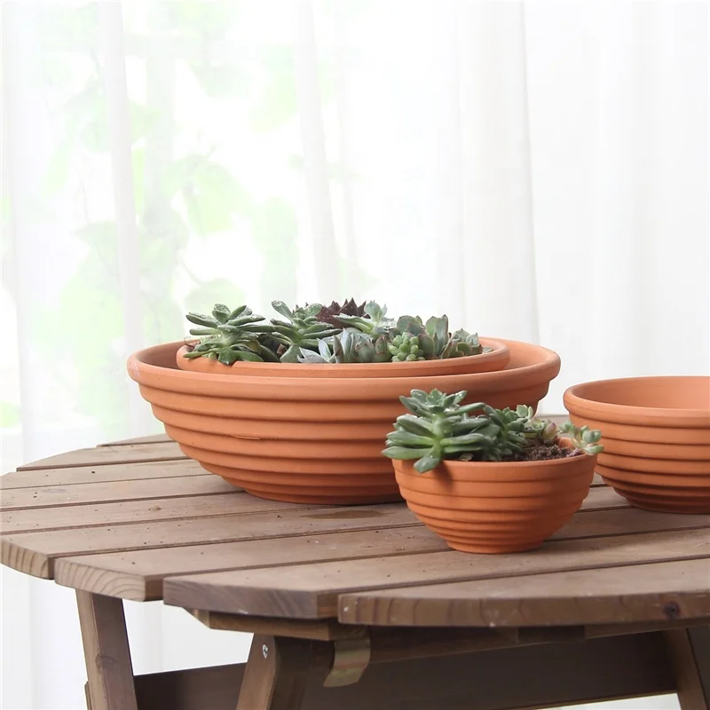 Wholesale Spiral Terracotta Planter Pot For Plant Ceramic Mini Flower
