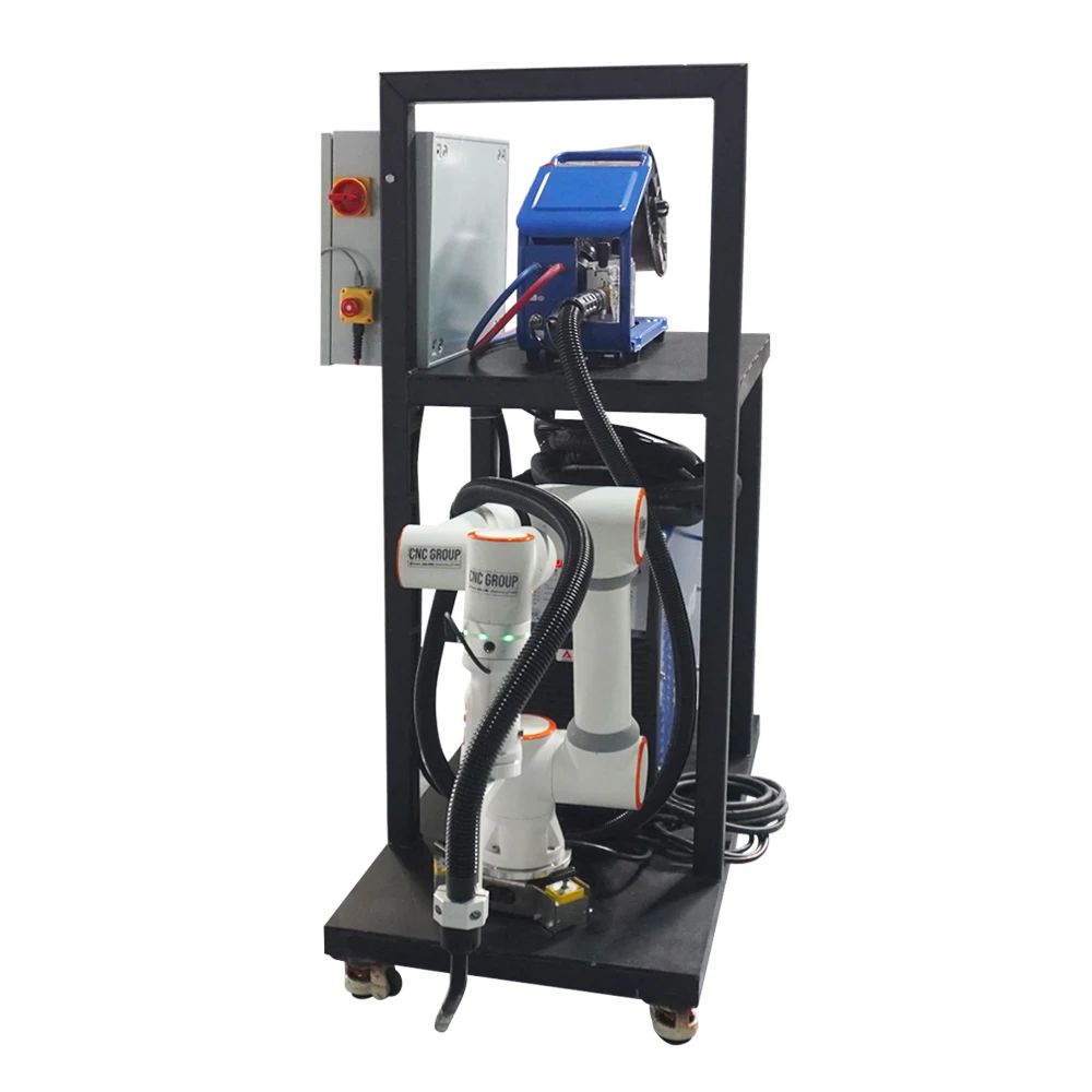 6 Axis Collaborative Robots Robotic Arms Welding Machine Mig Welder with Linear Guide Rail for Welding Cutting