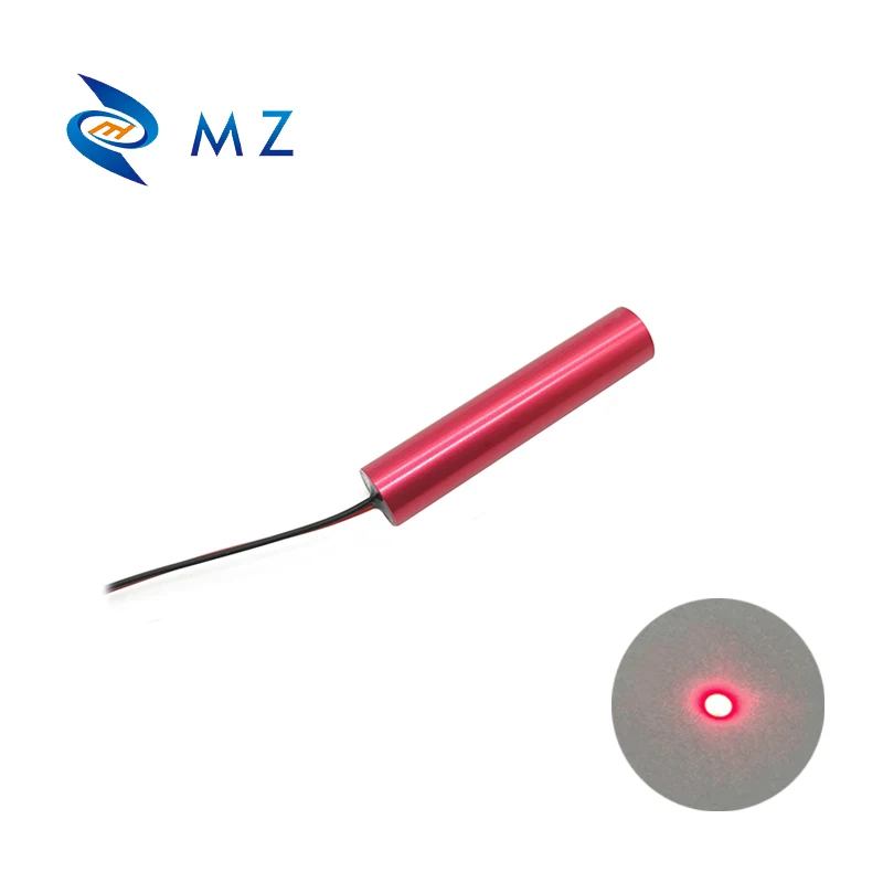New Hot Selling Compact D10mm 650nm 1mw 5mw 10mw 3V Glass Lens Red Dot Industrial Grade MZLASER Laser Diode Module Positioning