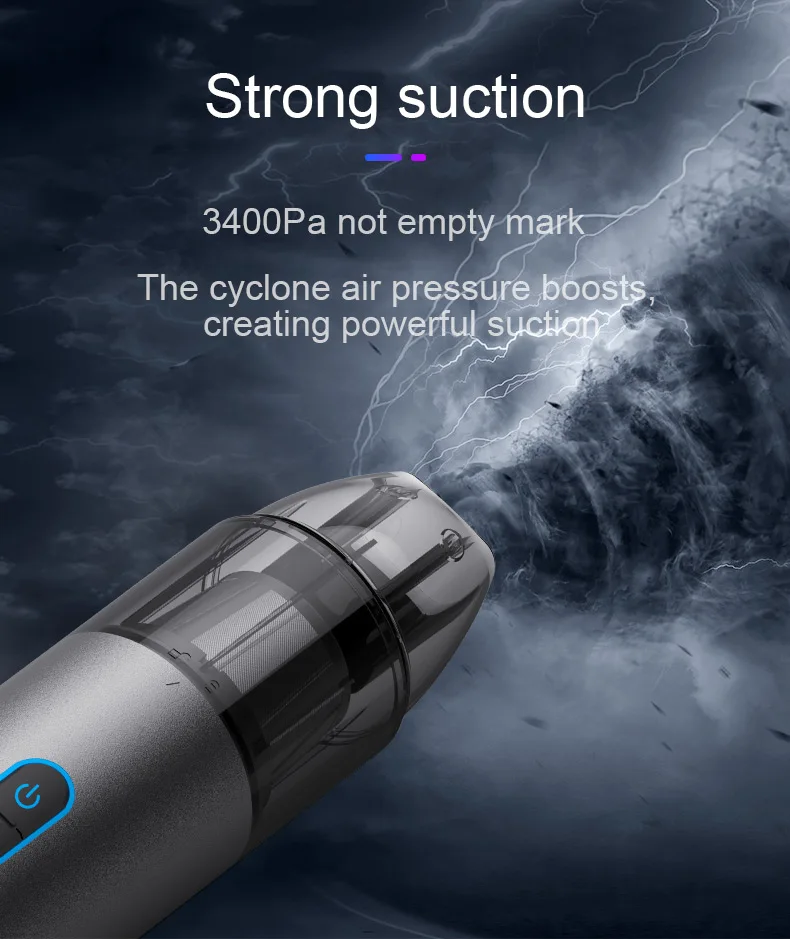 Car Handheld Vacuum Cleaner Cordless 